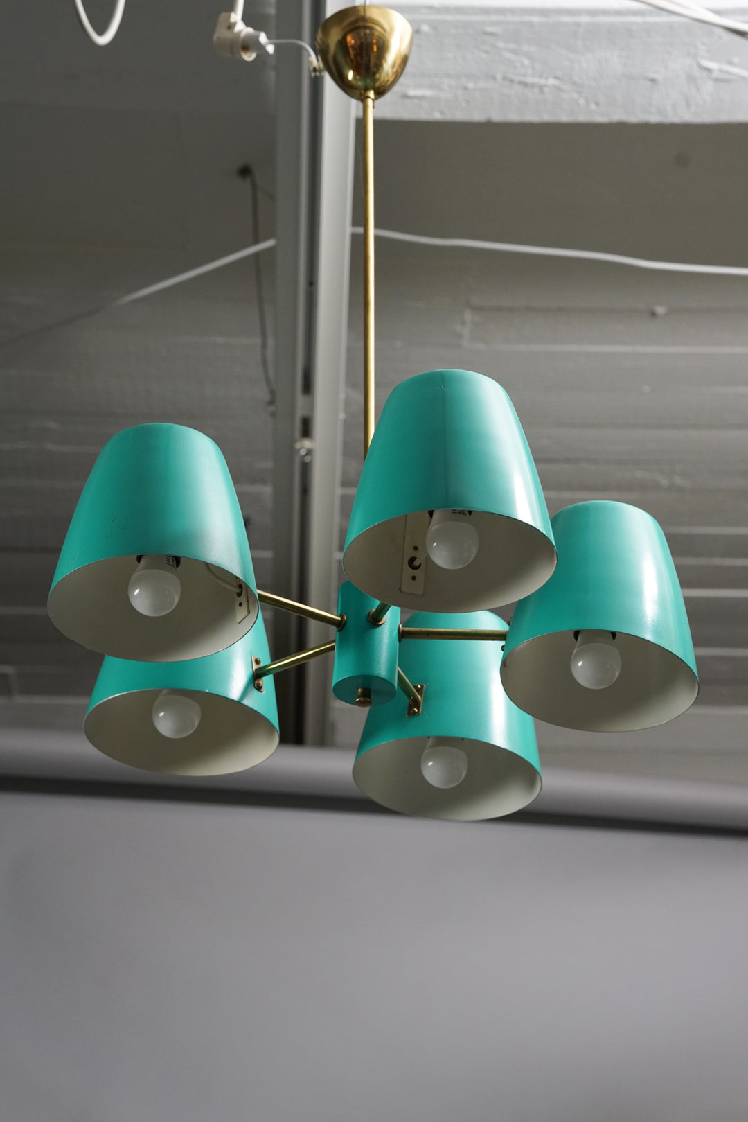 Rare ceiling lamp, Itsu, 1950s