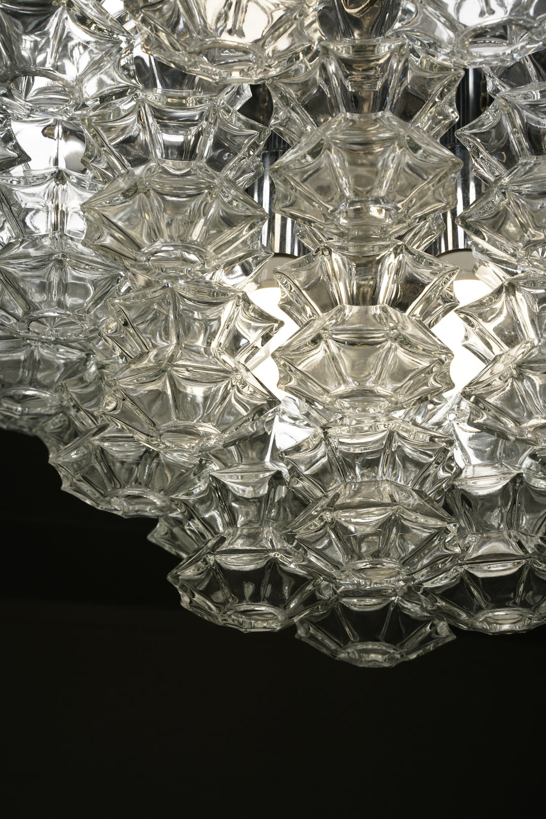 Rare flush mount, J.T Kalmar, Austria, 1970s
