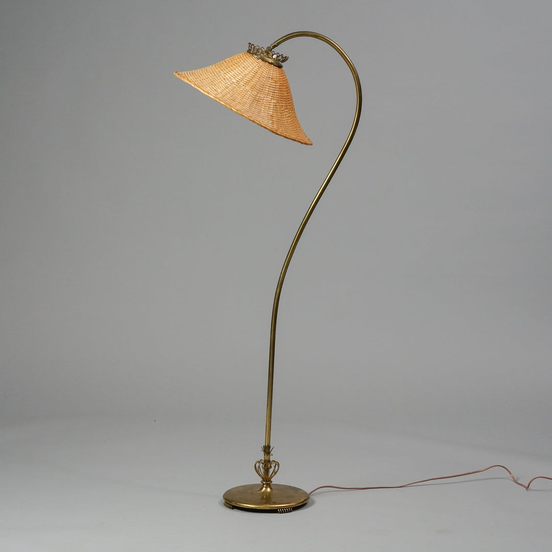 Floor lamp, attrb. Taidetakomo Hakkarainen, 1940s