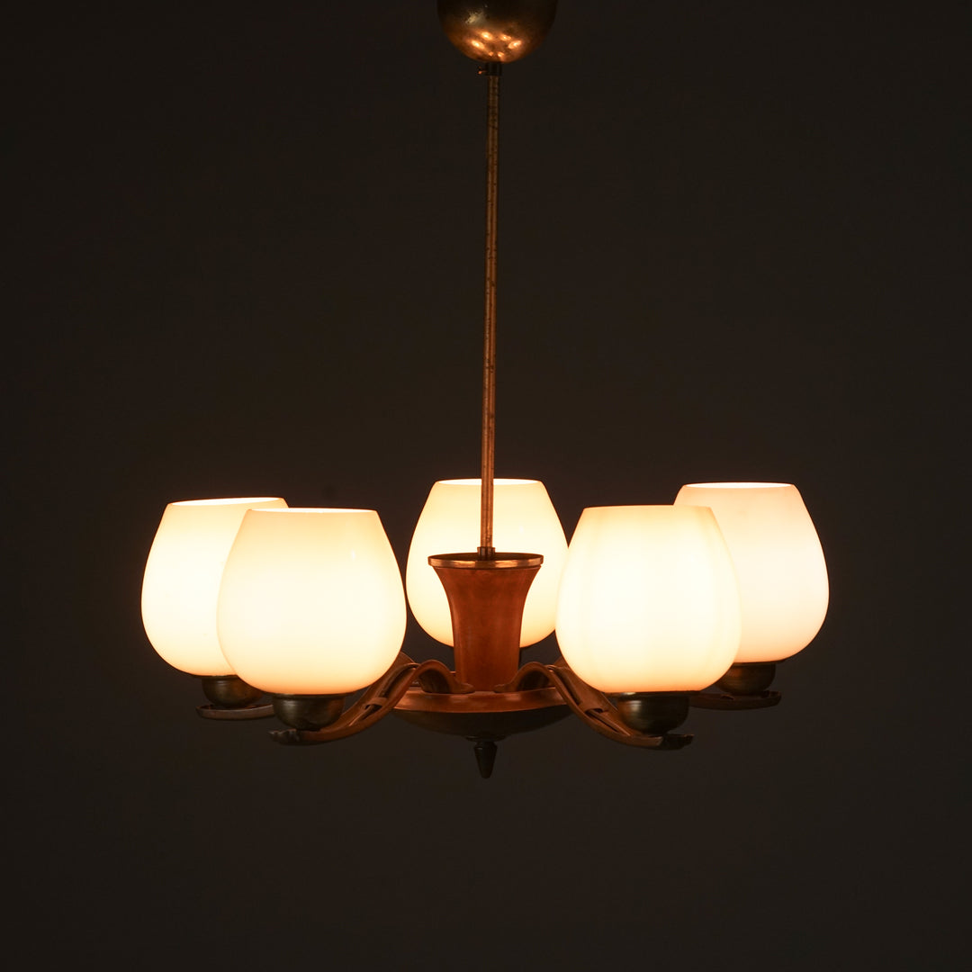 Pendant model 1256/3, Paavo Tynell, Taito Oy, 1930/1940s