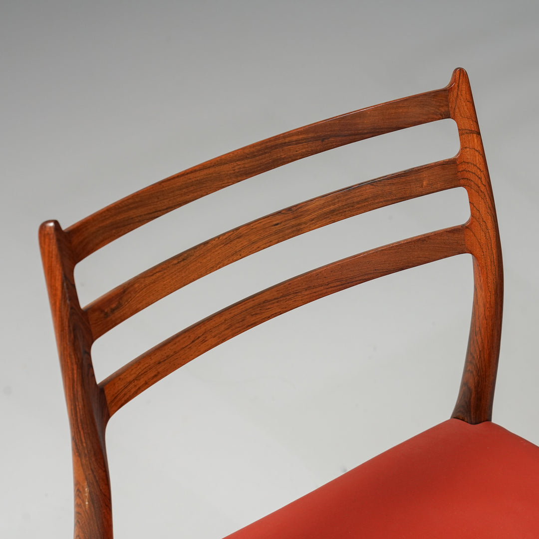 Malli 78 tuolit (4 kpl), Niels Møller, J.L. Møllers Møbelfabrik, 60-luku