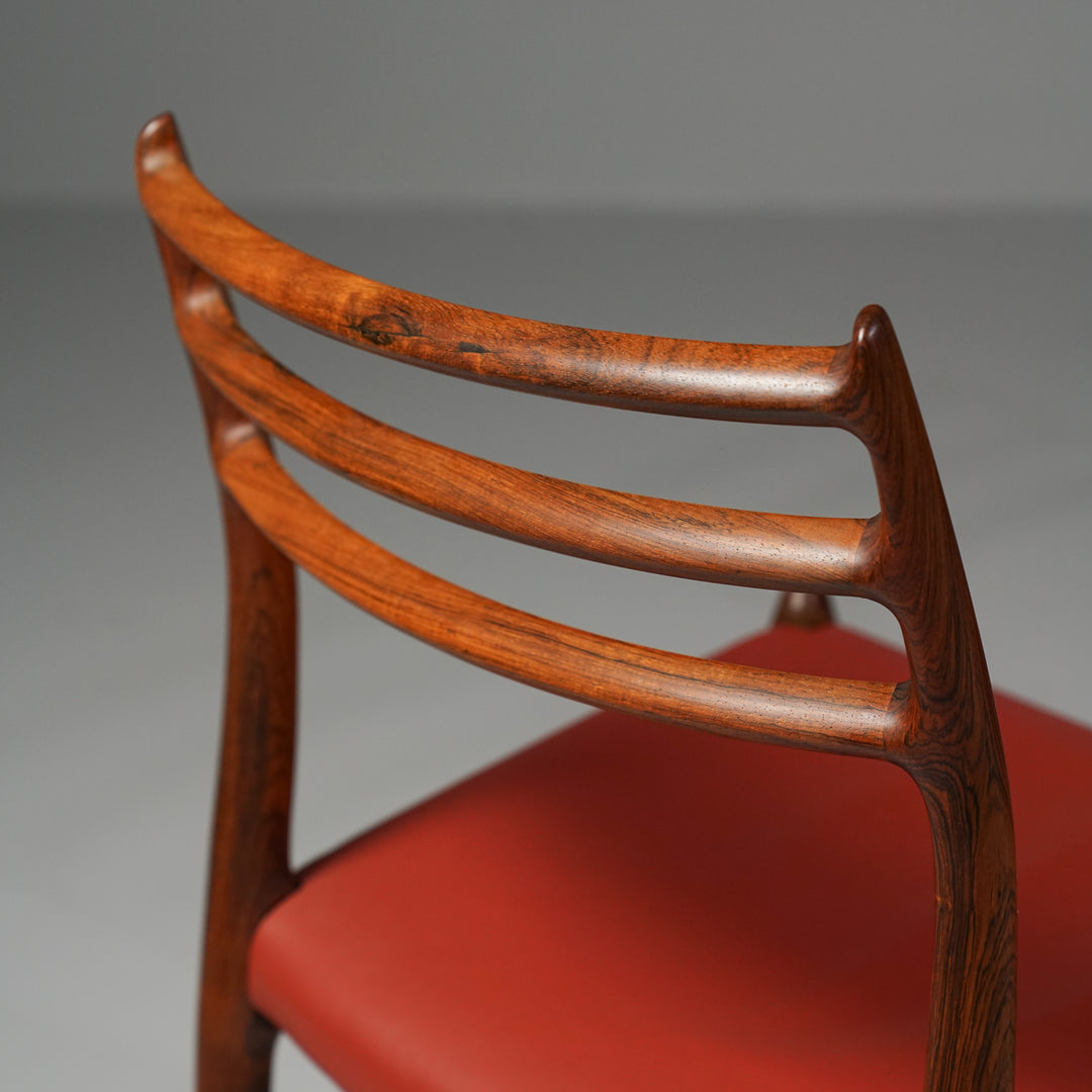 Malli 78 tuolit (4 kpl), Niels Møller, J.L. Møllers Møbelfabrik, 60-luku
