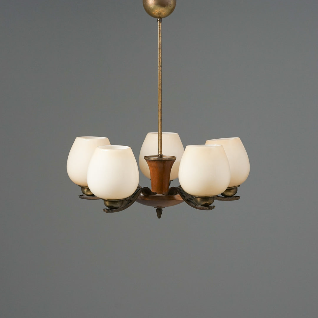 Pendant model 1256/3, Paavo Tynell, Taito Oy, 1930/1940s