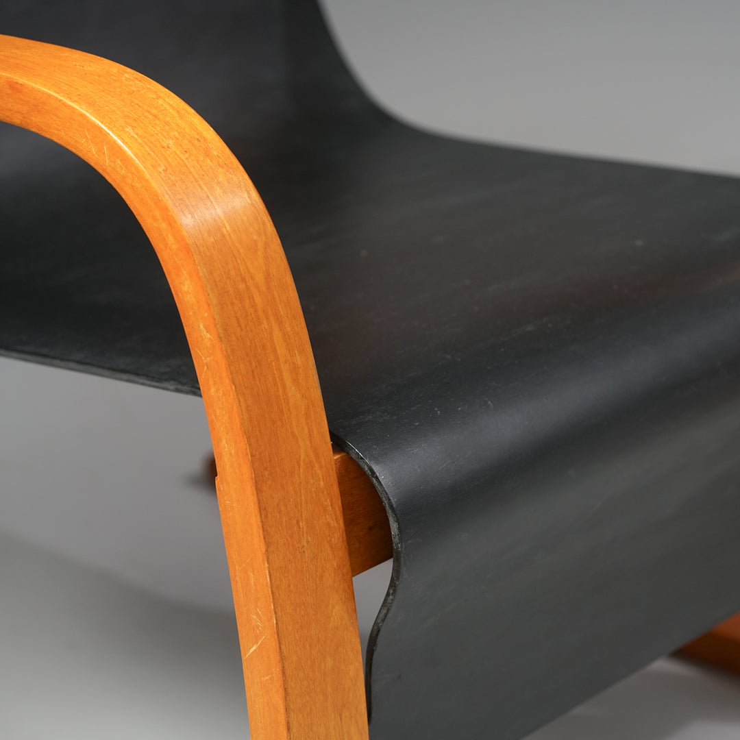 Nojatuoli malli 42 Pikku Paimio, Alvar Aalto, Oy Huonekalu- ja Rakennustyötehdas Ab, 50-luku