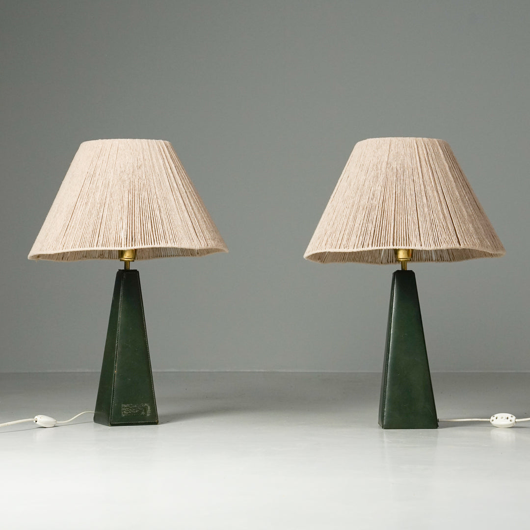 Pair of large table lamps, Lisa Johansson-Pape, Orno, 1950/1960s