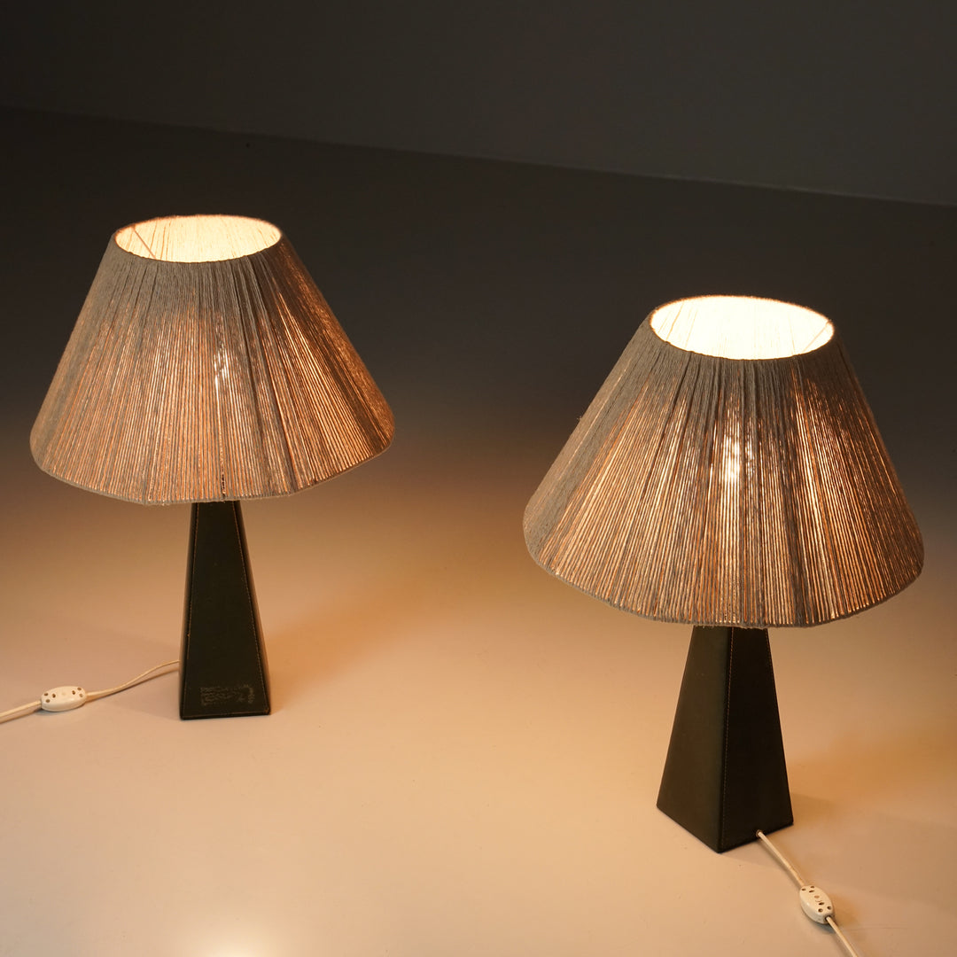 Pair of large table lamps, Lisa Johansson-Pape, Orno, 1950/1960s