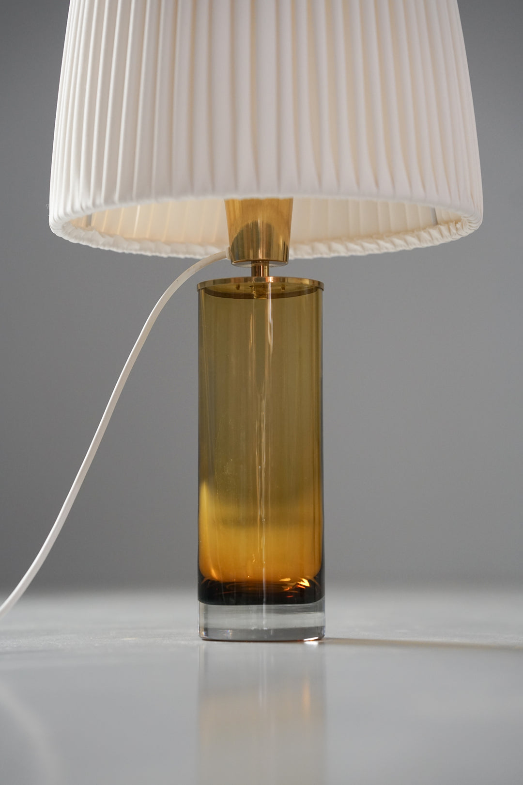 Art glass table lamps, Sweden, 1960s