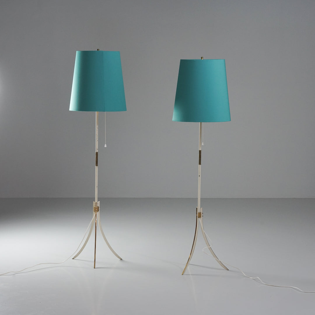 Pair of floor lights, 1960s