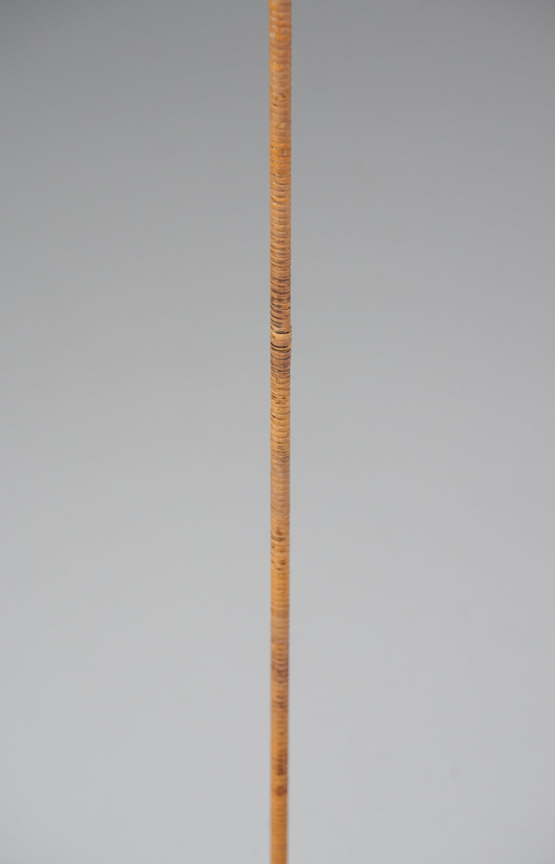 Rattan floor light, Finland, 1950s