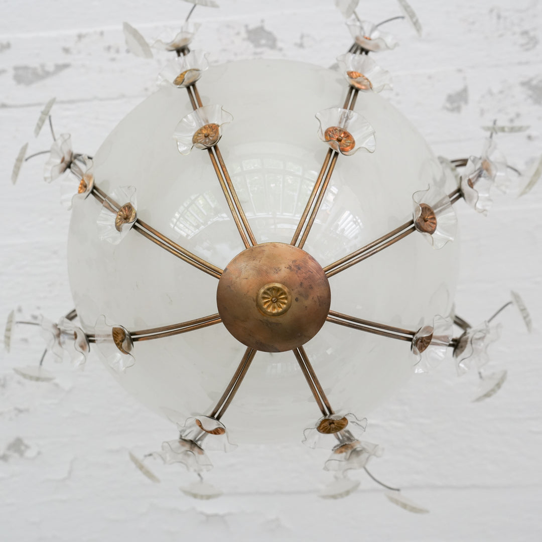 Rare model 70 chandelier, Lisa Johansson-Pape, Orno, 1940s