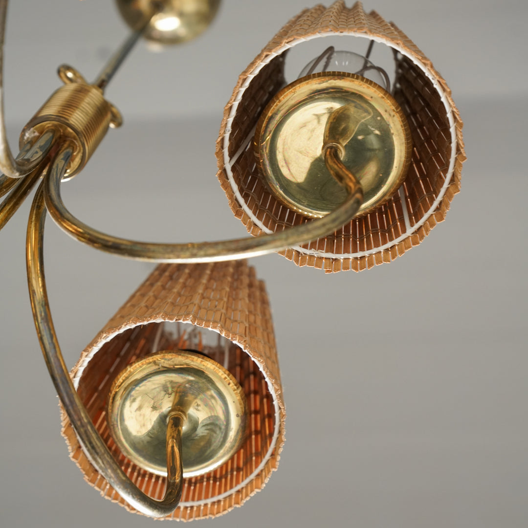 Pair of model 51064 ceiling lights, Gunnel Nyman, Idman, 1940/1950s