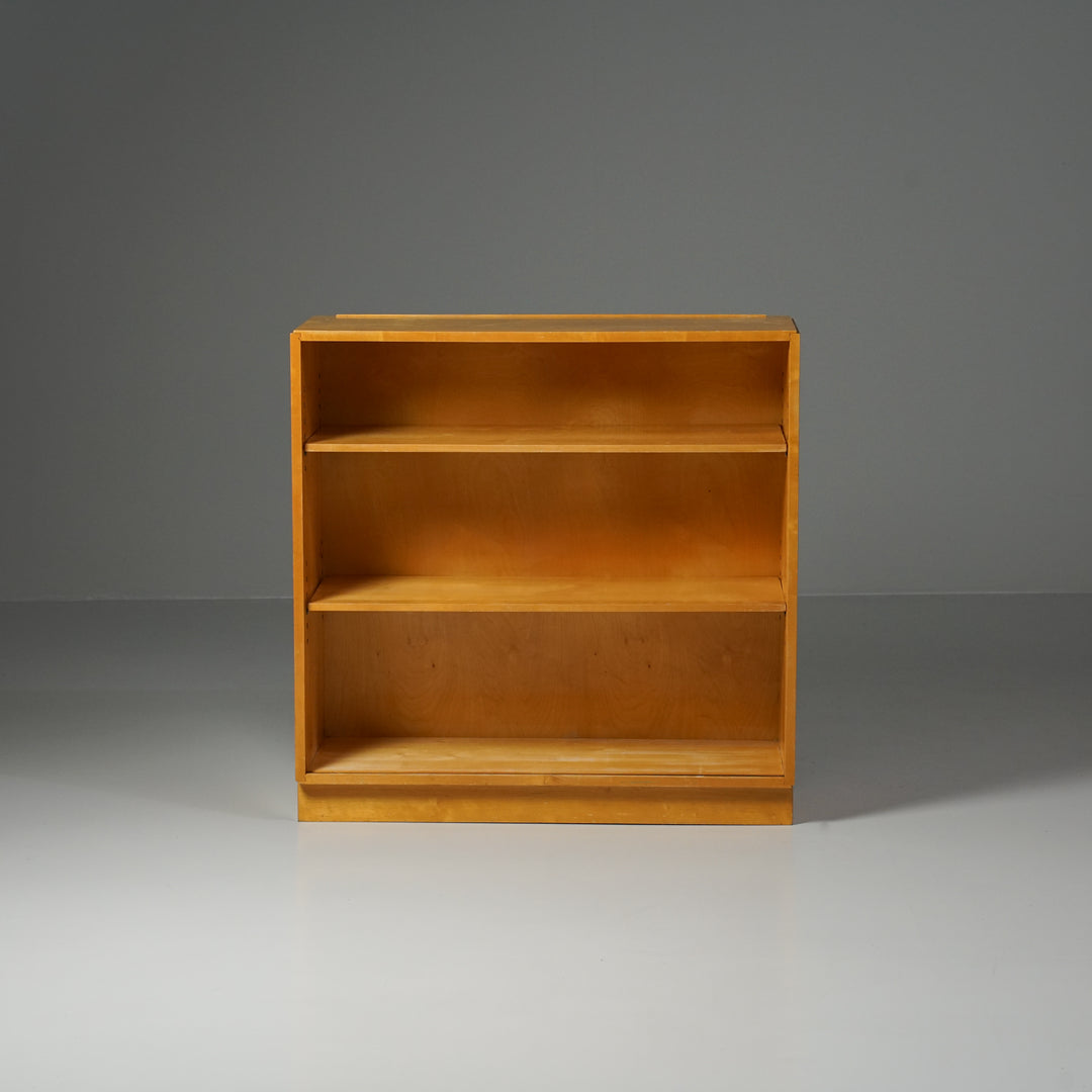 Rare model 505 stackable shelving unit, Aino Aalto, Oy Huonekalu- ja Rakennustyötehdas Ab, 1930s