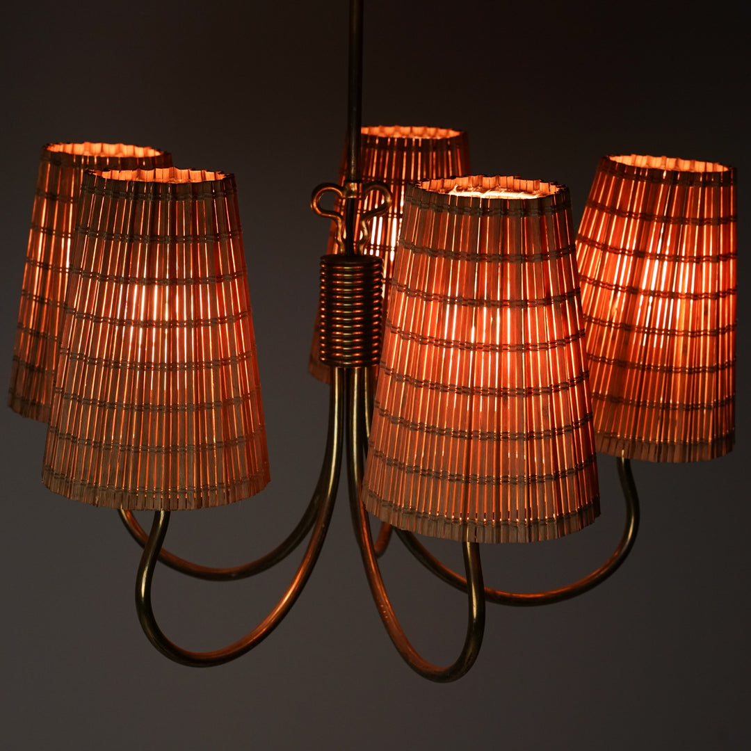 Pair of model 51064 ceiling lights, Gunnel Nyman, Idman, 1940/1950s