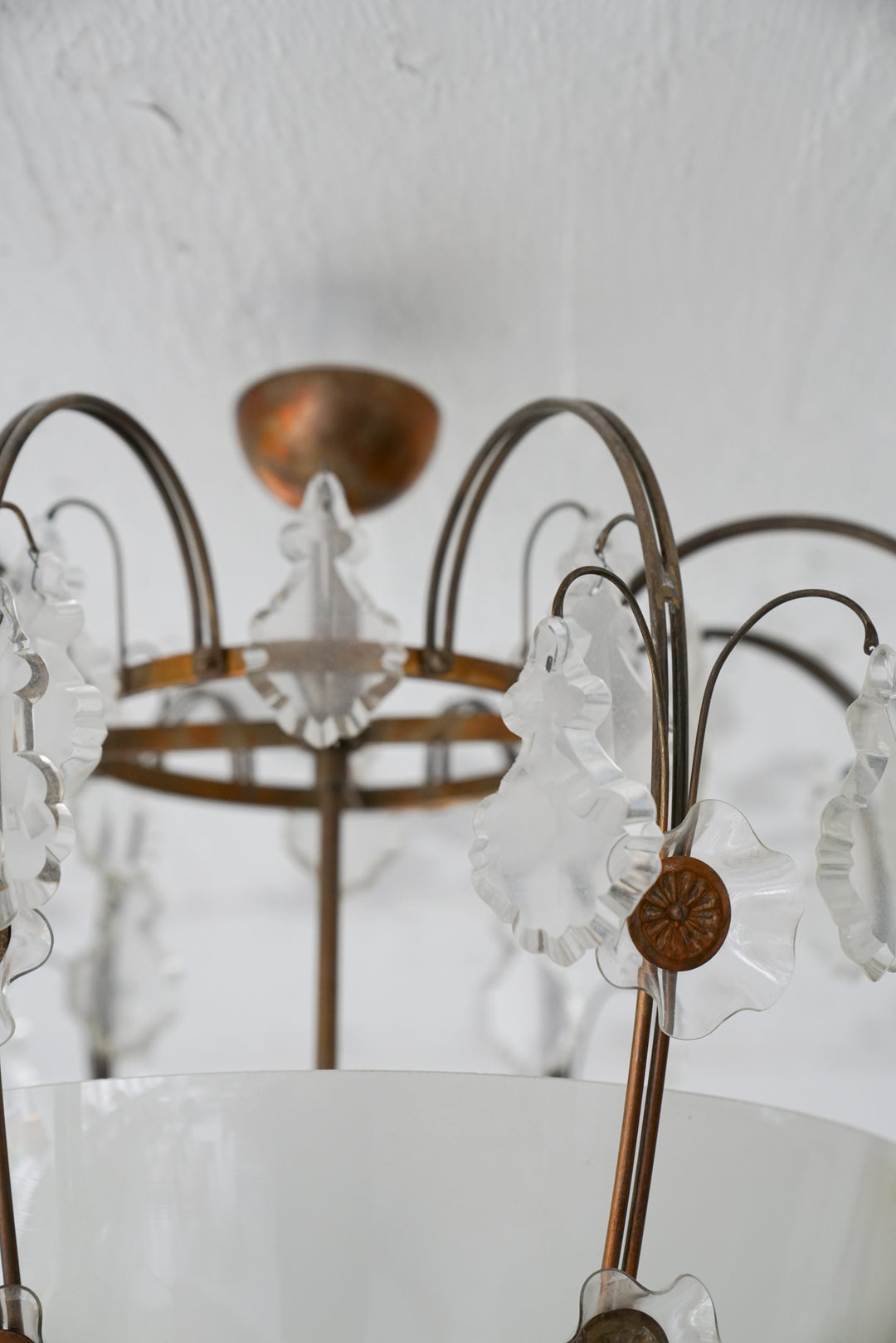 Rare model 70 chandelier, Lisa Johansson-Pape, Orno, 1940s