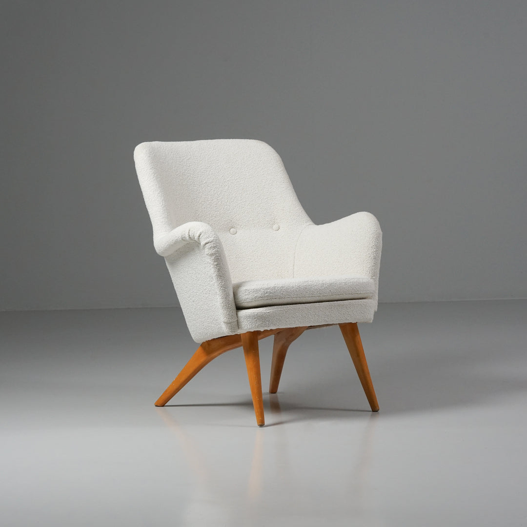 Model "Pedro" armchair, Carl Gustaf Hiort af Ornäs, Hiort Tuote Puunveisto, 1950s