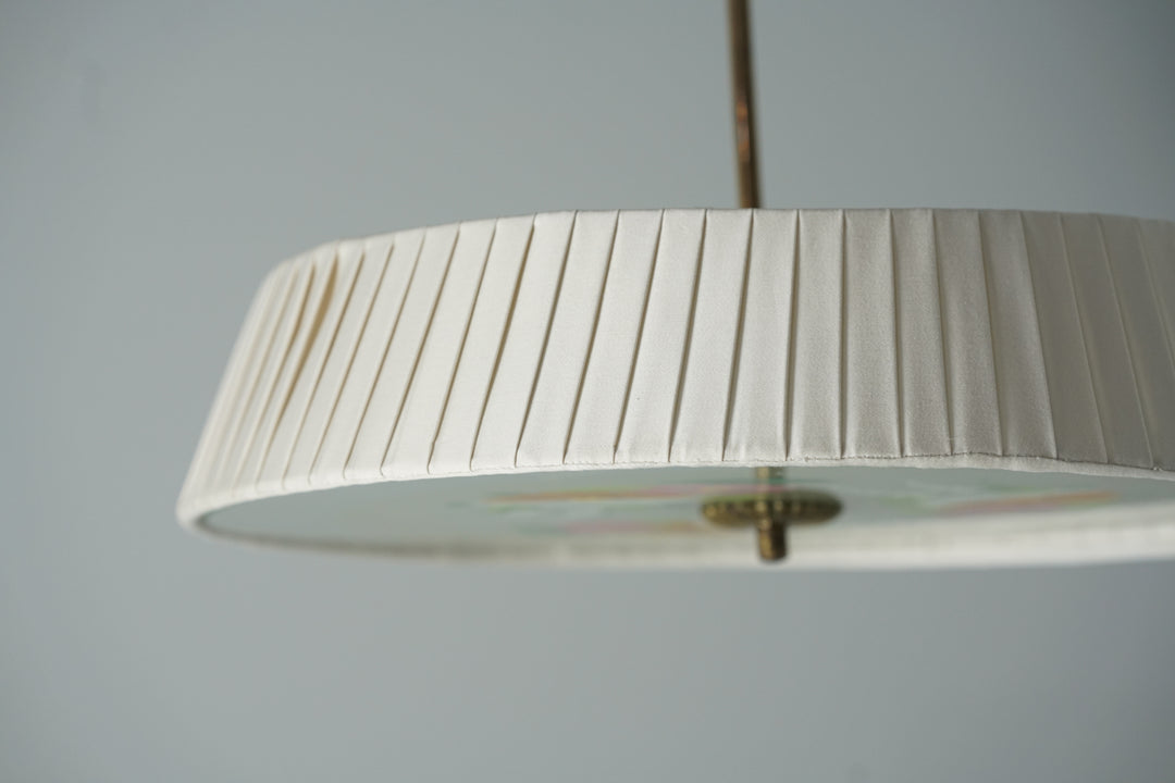 Hand-painted pendant, Gunnel Nyman, Idman, 1950s