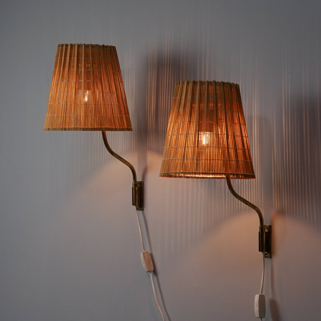 Pair of model 3053 wall lights, Lisa Johansson-Pape, Orno, 1950s