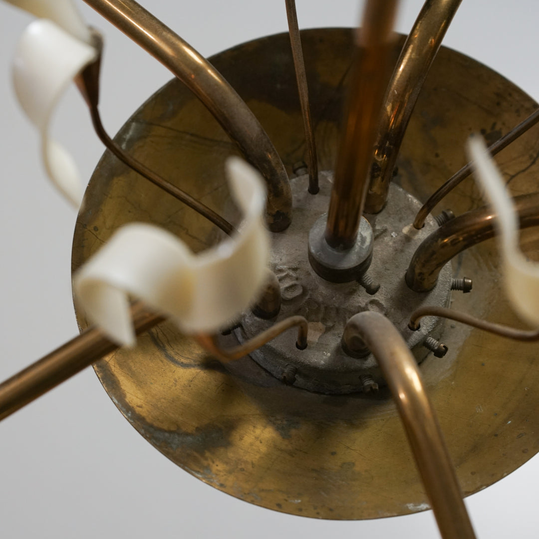 Chandelier, KORUMO Oy, Finland, 1950s