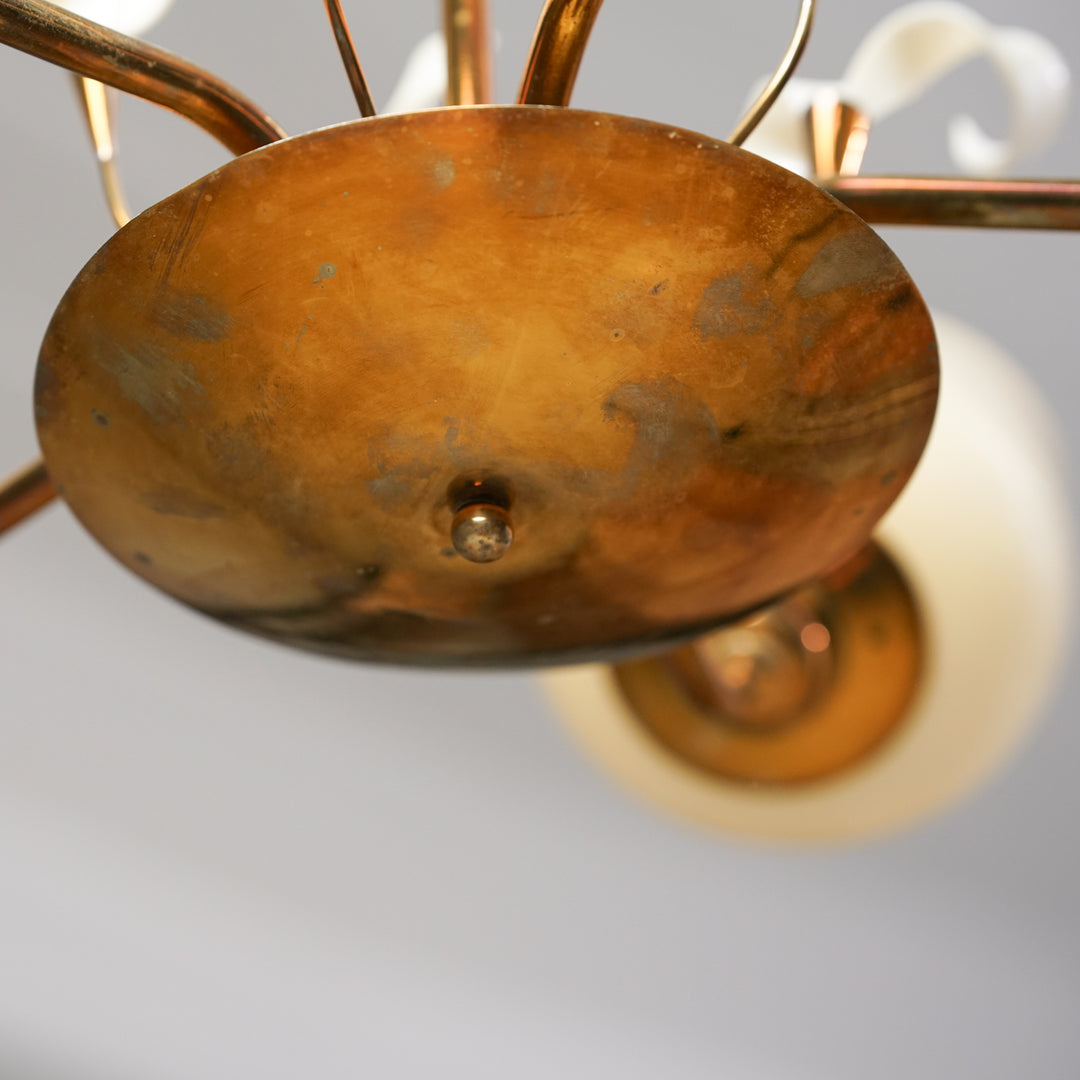 Chandelier, KORUMO Oy, Finland, 1950s