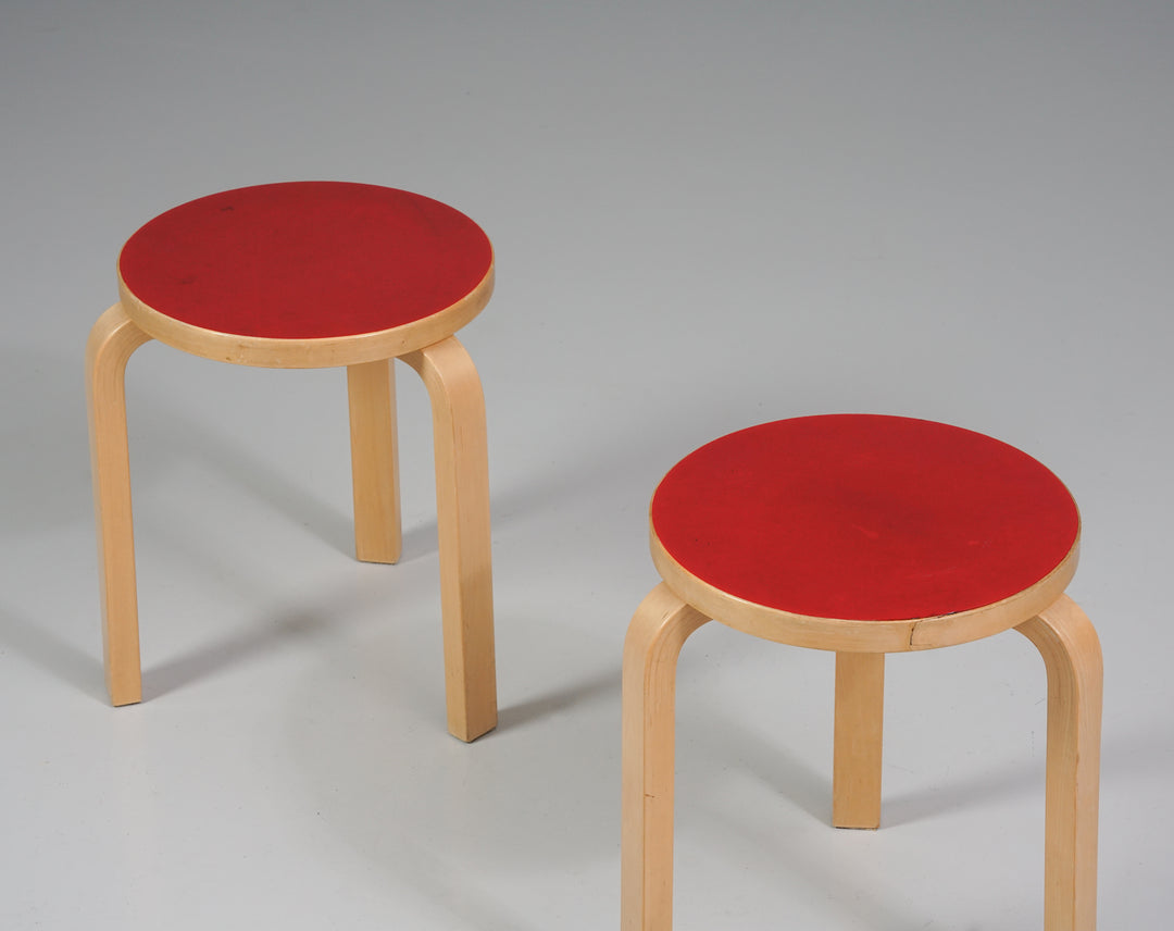 Malli 60 jakkara (2 kpl), Alvar Aalto, Artek, 60-luku