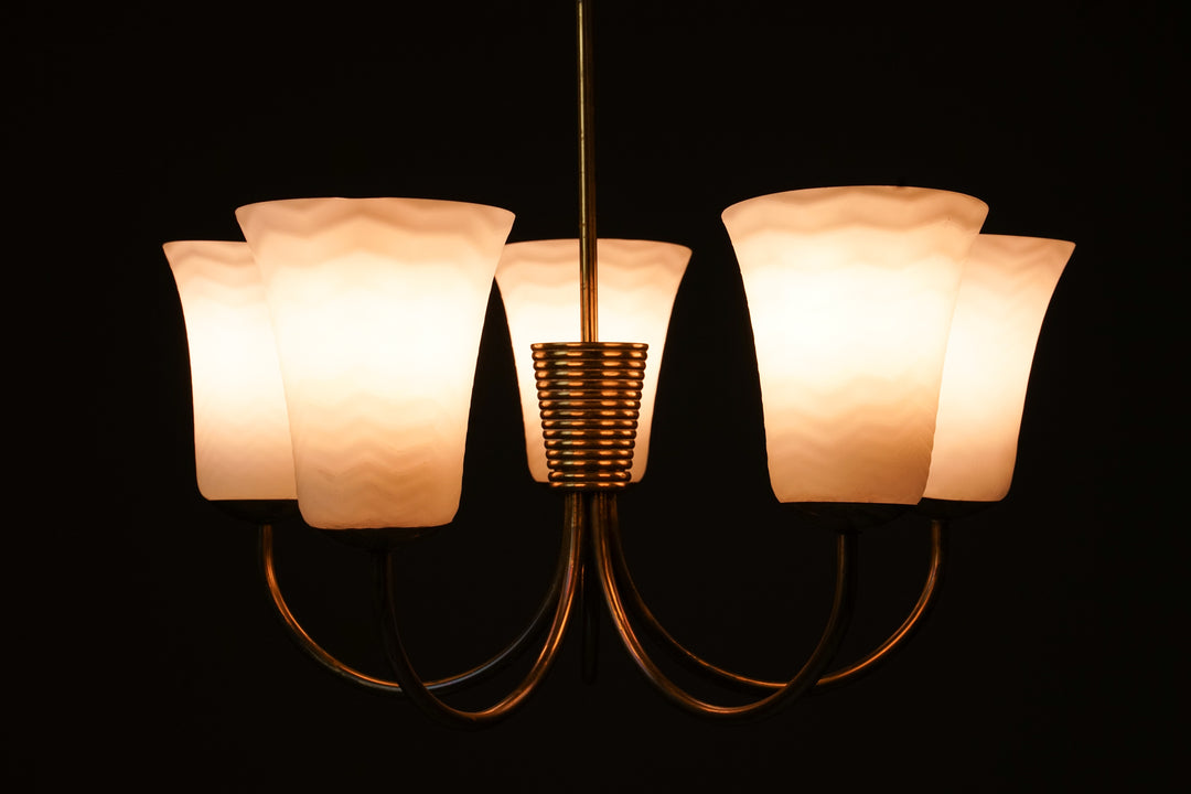 Chandelier, Finland, 1950s