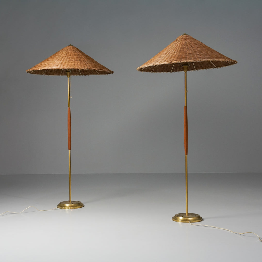 Pair of floor lights, Venhola Oy, 1960s