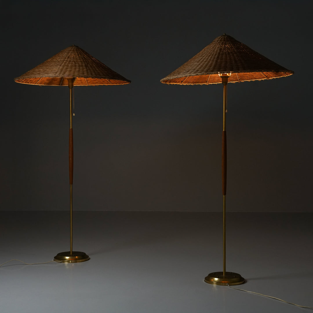 Pair of floor lights, Venhola Oy, 1960s