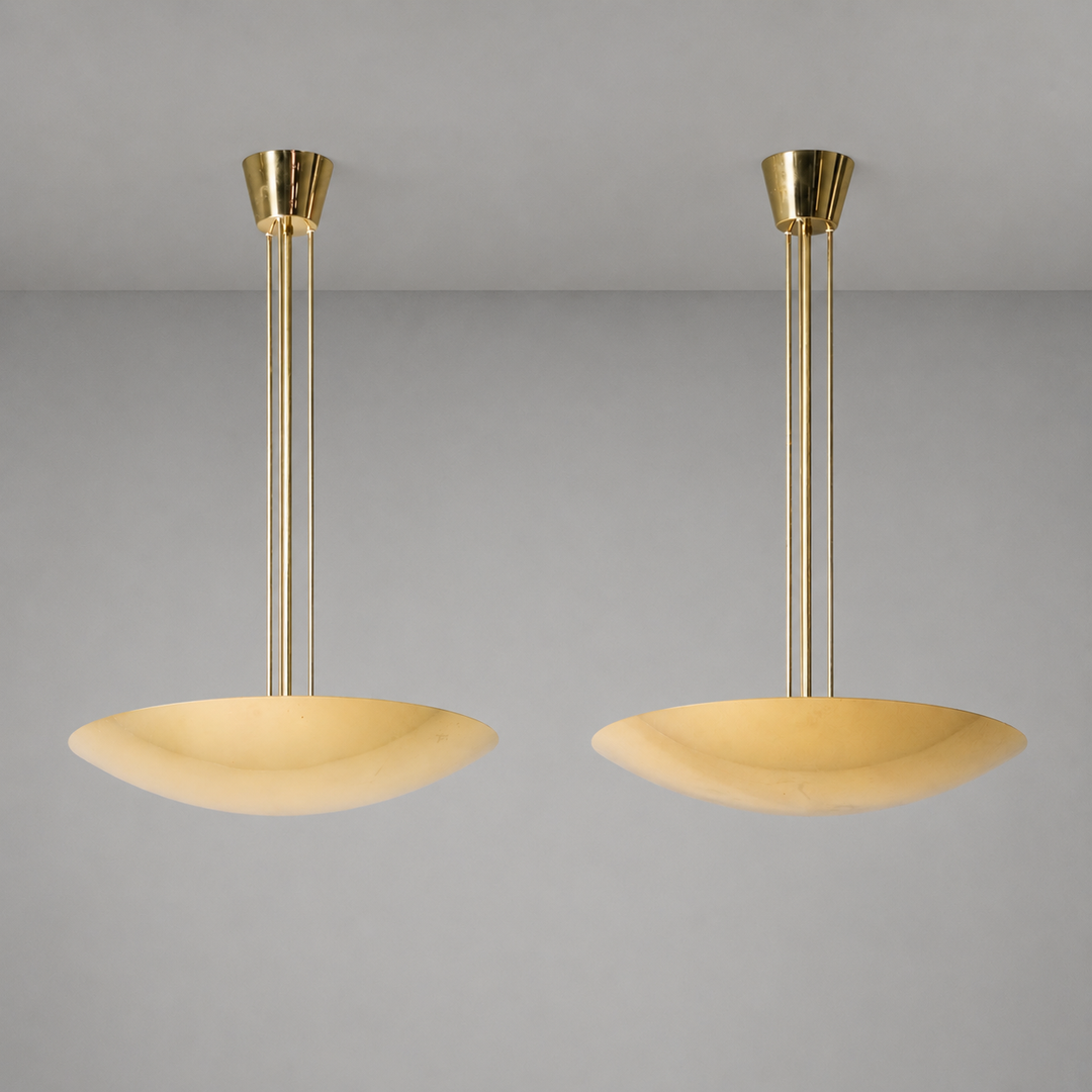 Pair of model 7026 pendants, JT Kalmar, Austria, 1970/1980s